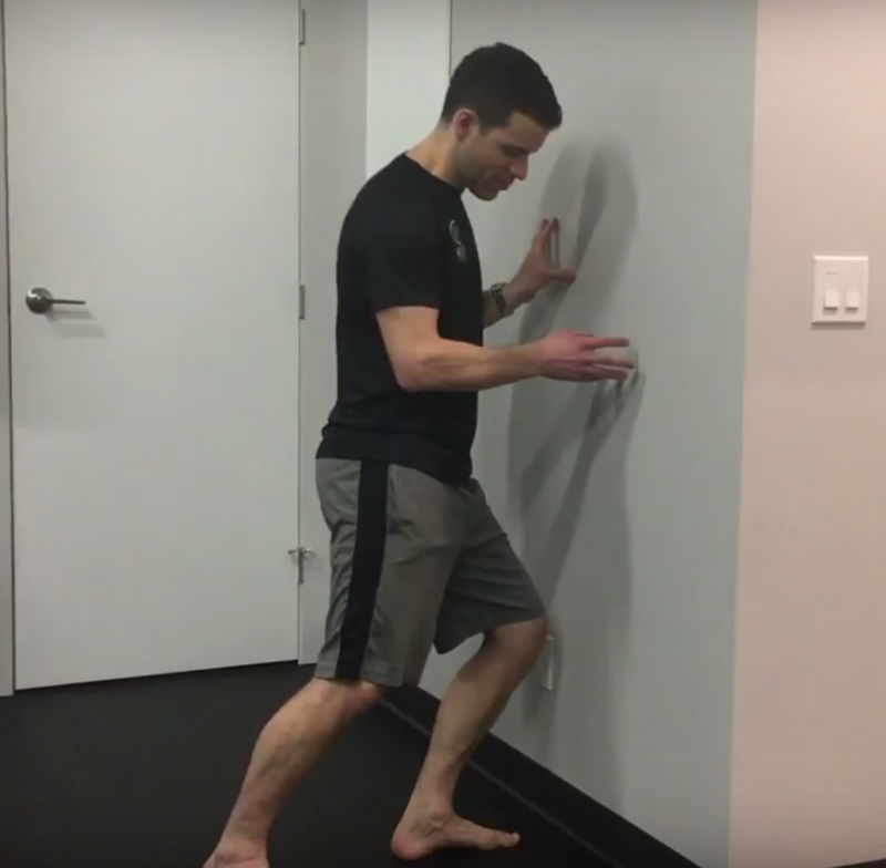 Knee to Wall Screen - Ankle Range of Motion Test