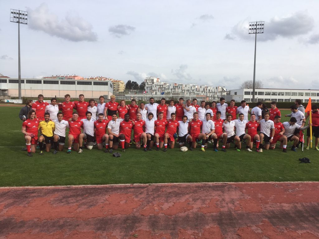 Canadian National Rugby team and staff