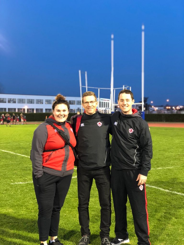 Motus Physio team at BC Rugby event