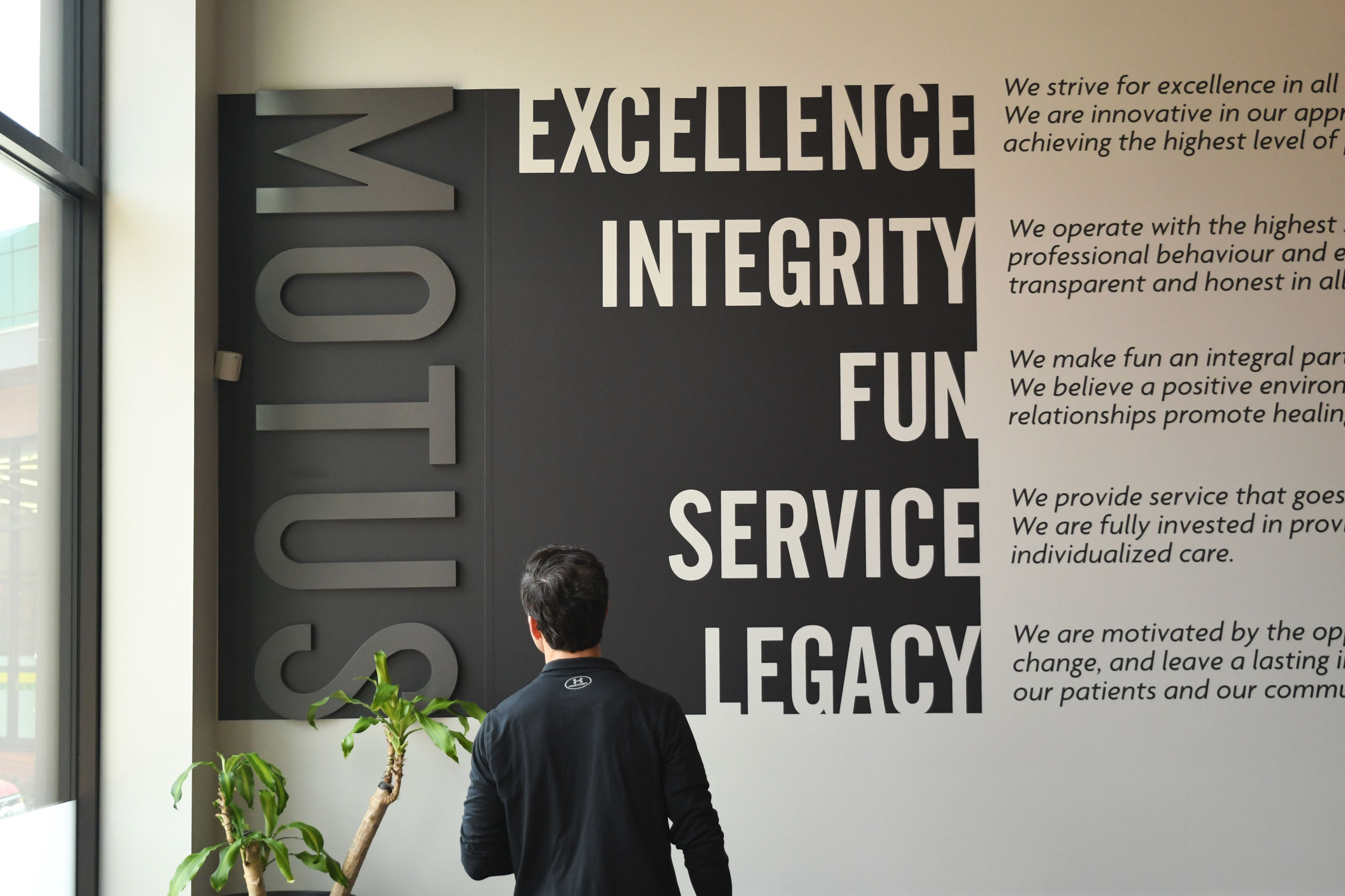 Excellence Integrity Fun Service Legacy