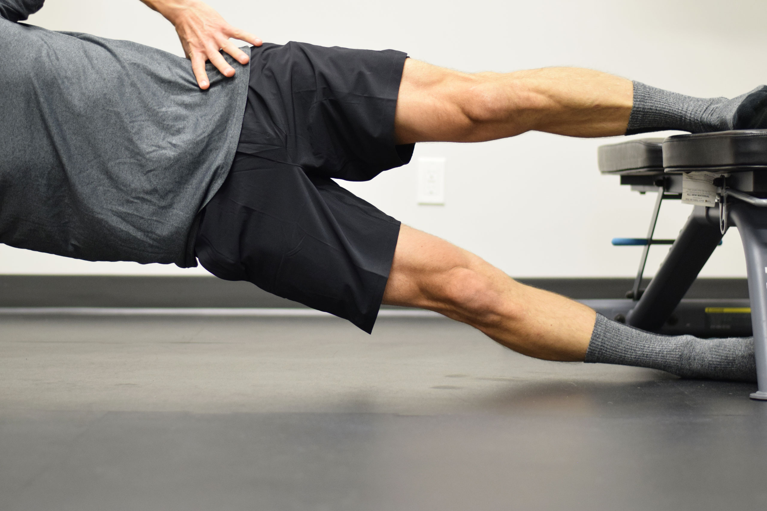 Elevated side plank for strength