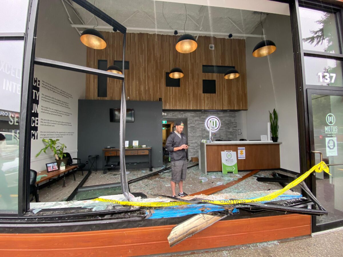 Building Motus reception area